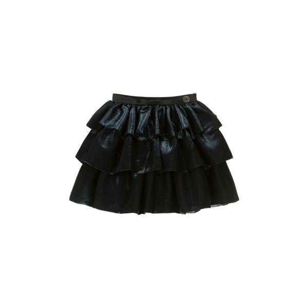 Teen Girls Blue Glittery Skirt