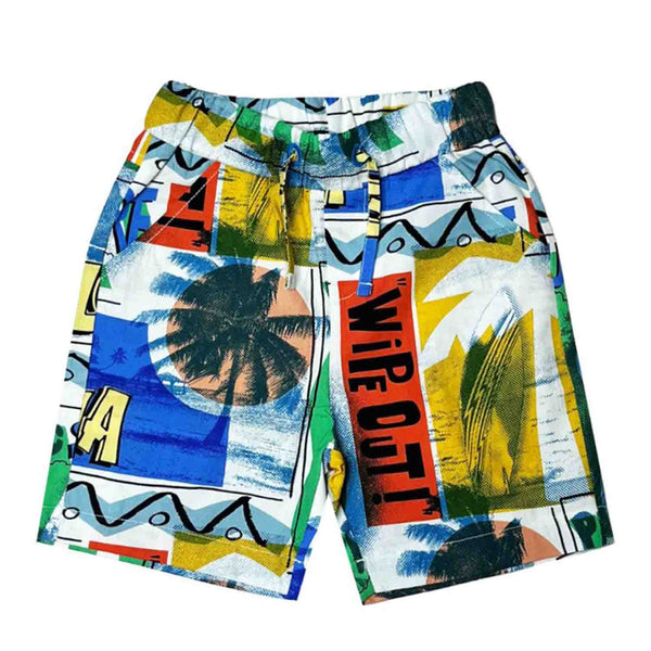 Boys Multi-Color Printed Shorts