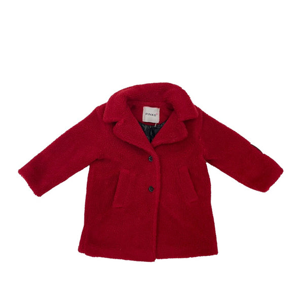 Red Wool Jacket For Girls