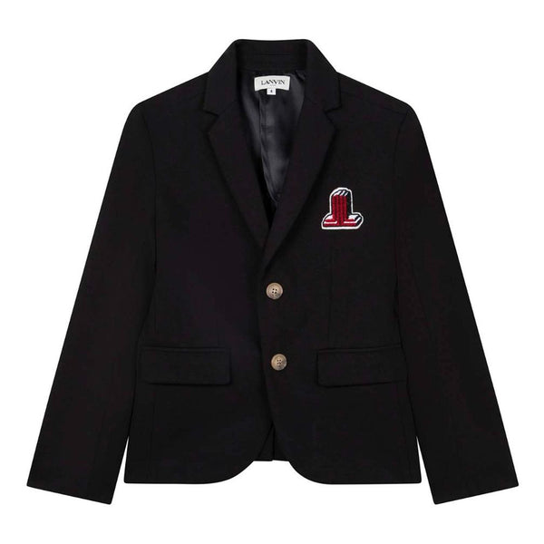 Boy Single Breasted Blazer With Applique
