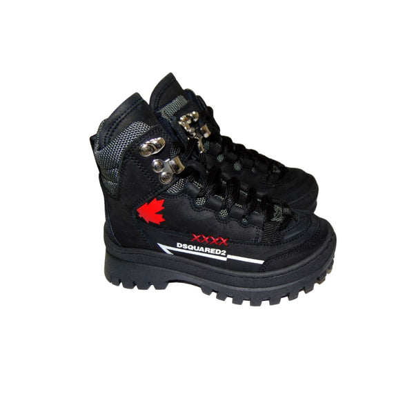 Black Canva Shoes For Boys