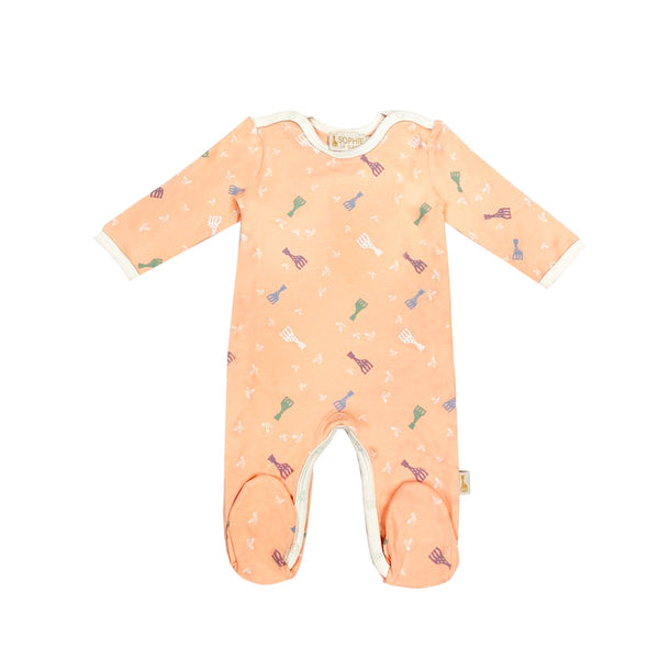 Baby Girls Pink Cotton Romper