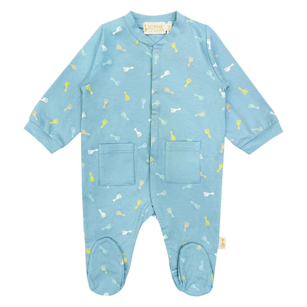 Baby Boys Logo-Print Cotton Romper