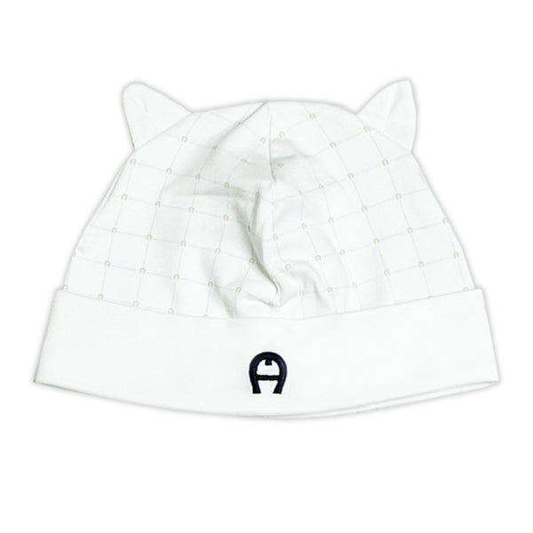 Baby Unisex White Cotton Hat