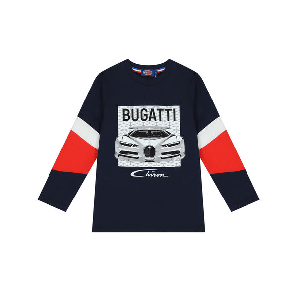 Boys Navy Blue  Sports Car Print T-Shirt