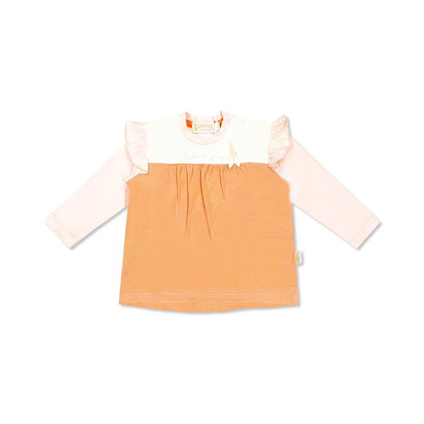 Baby Girls Pink Cotton T-Shirt