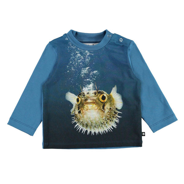 Boys Blue Graphic-Print T-Shirt
