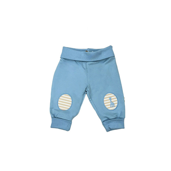 Blue Cotton Baby Joggers