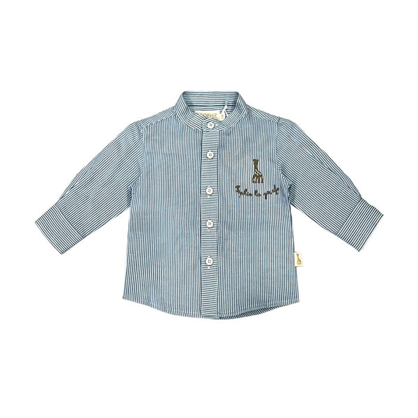 Baby Boys Blue Striped Shirt