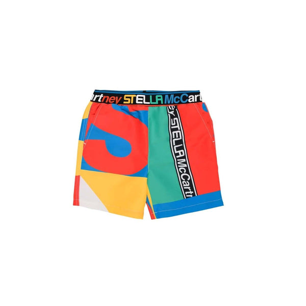 Boys Colourful Logo Swim Shorts
