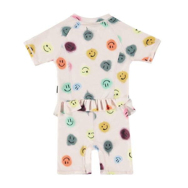 White Smiley Swimsuit