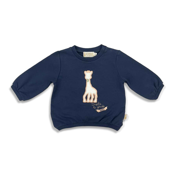Kids Navy Blue Logo Sweatshirt