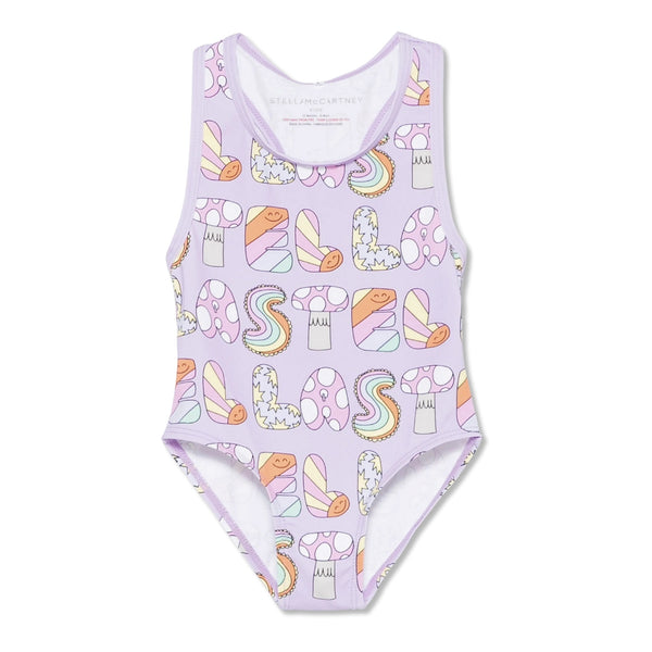 Girls Purple Swimsuit (UPF50+)