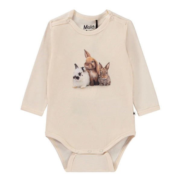 Baby Girls Bunny Friend Print Bodysuit