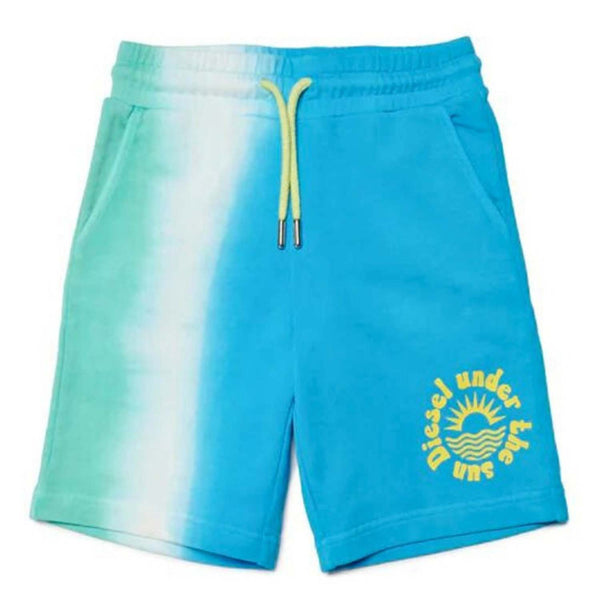 Boys Multicolor Dip Dye-Print Shorts