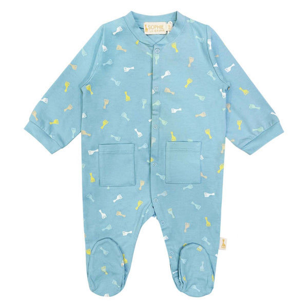 Baby Boys Logo-Print Cotton Romper