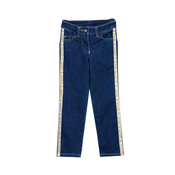 Blue Denim with Golden Strips with Logo