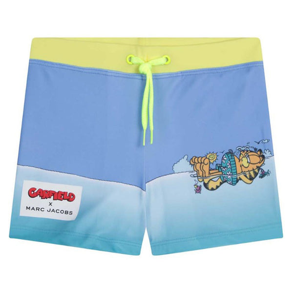 Boys Garfield Cartoon Print Swim Short