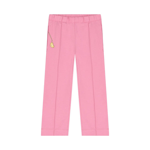 Girls Pink Straight-Fit Jogger