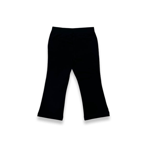 Baby Girls Black Logo Print Trouser
