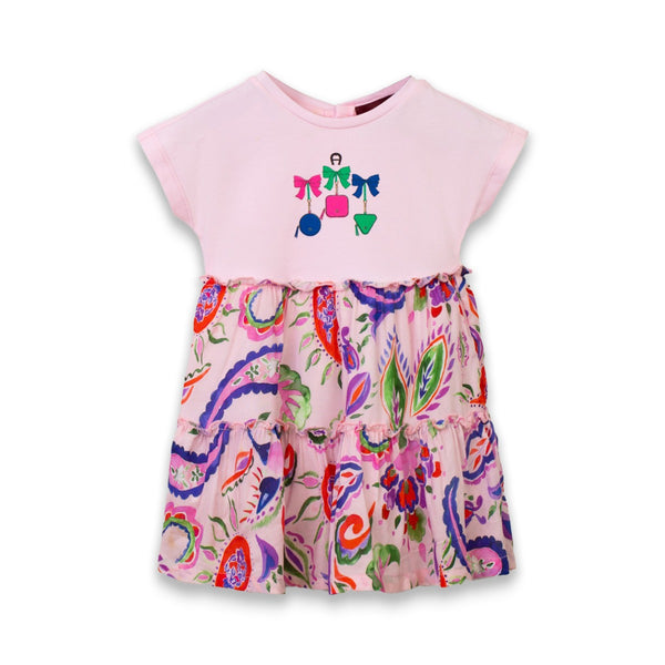 Baby Girls Pink Cotton Dress