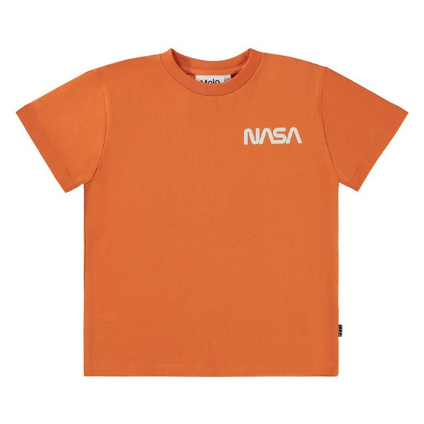 Kids Orange Half Sleeves T-Shirt