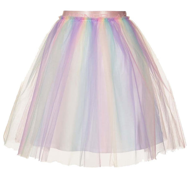Girls Rainbow Tulle Skirt