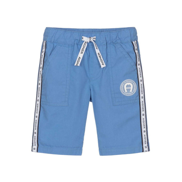 Baby Boys Blue Cotton Shorts