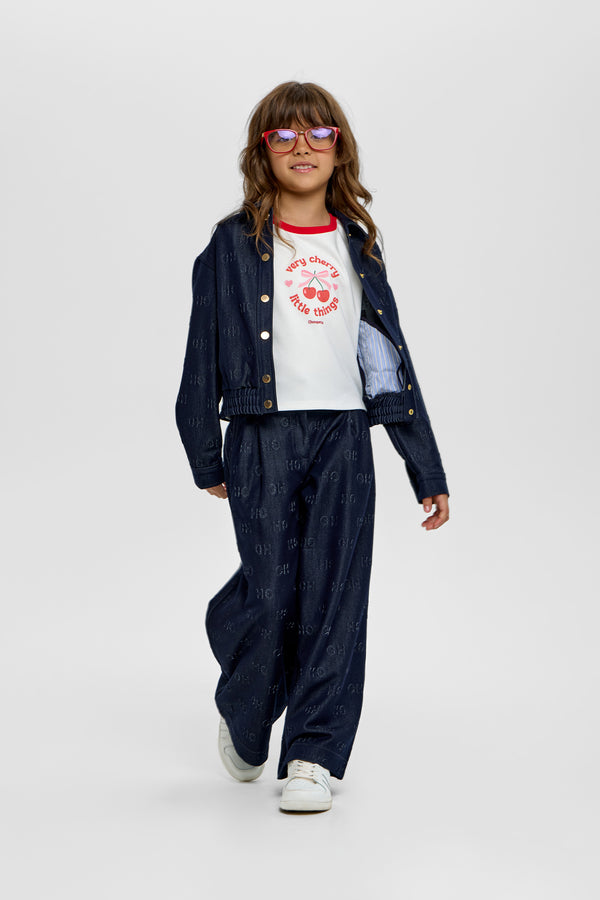 Bomber Jacket, CH branded denim