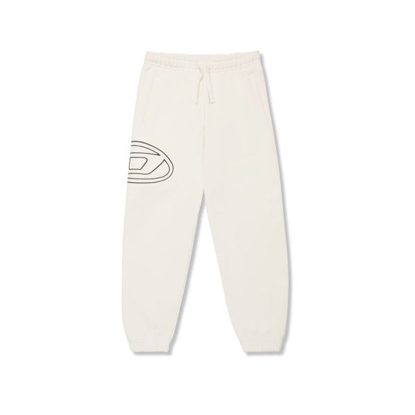 Boys Ivory Logo-Print Trousers