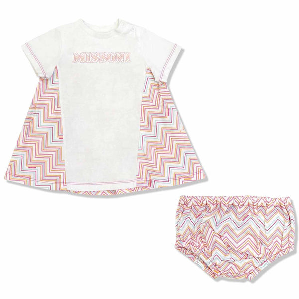 Baby Girls Logo-Print Cotton Dress Set