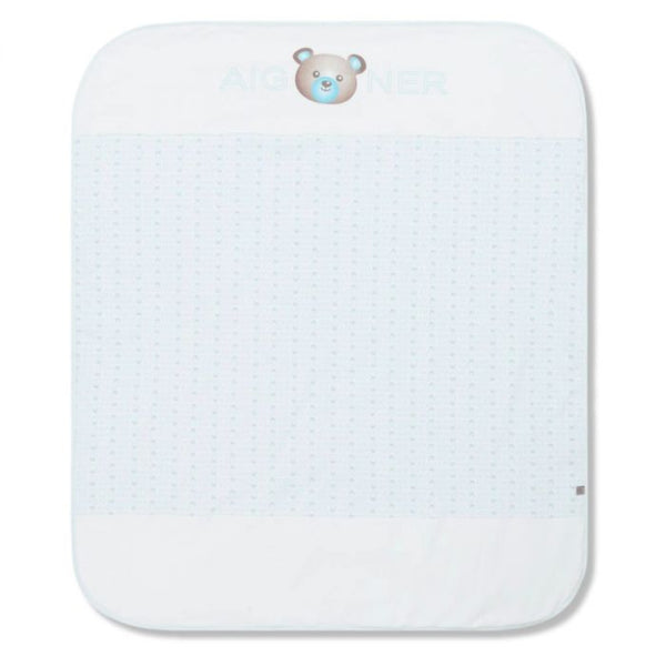 Baby Boys Blue Pima Cotton Blanket (85cm)