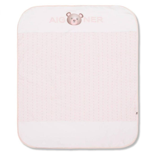 Baby Girls Pink Pima Cotton Blanket (85cm)