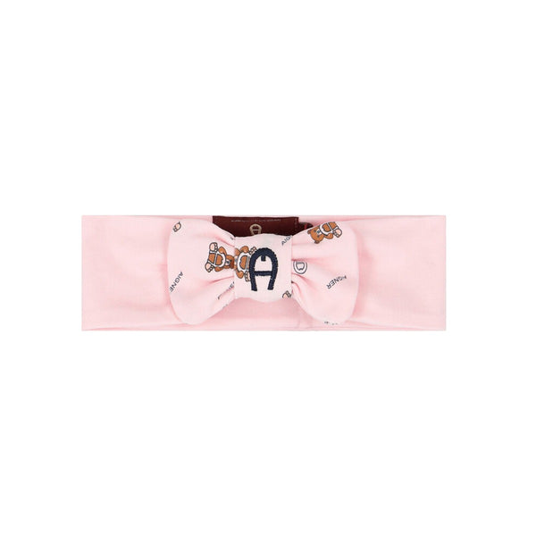 Baby Girls Pink Logo Headband