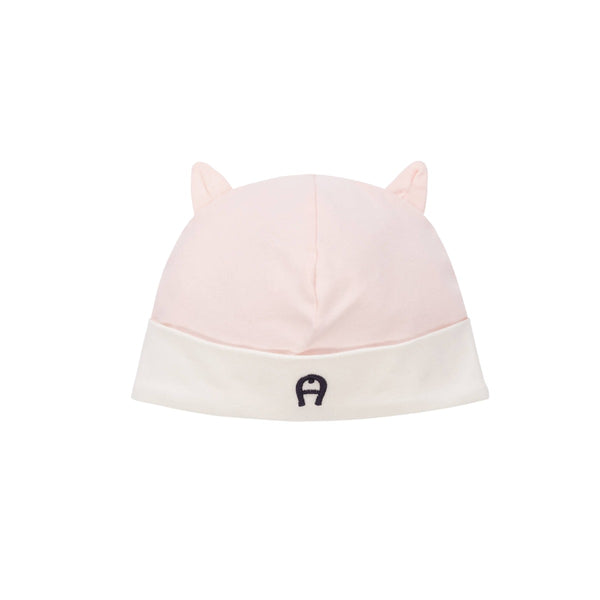 Girls Pink Pima Cotton Baby Cap