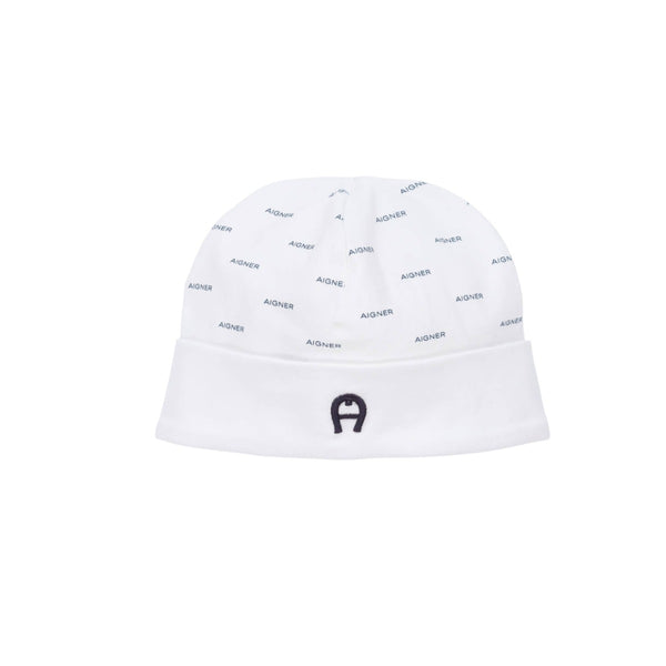 Baby Boys White Pima Cotton Hat