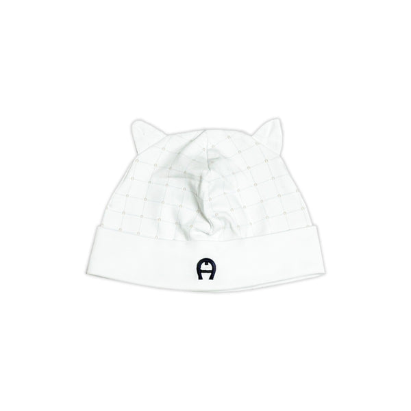 Baby Unisex White Cotton Hat