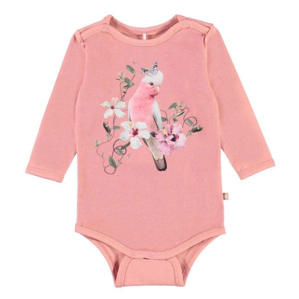 Foss Pink Parrot Romper