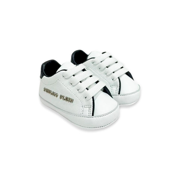 Baby Kids White Leather Shoes