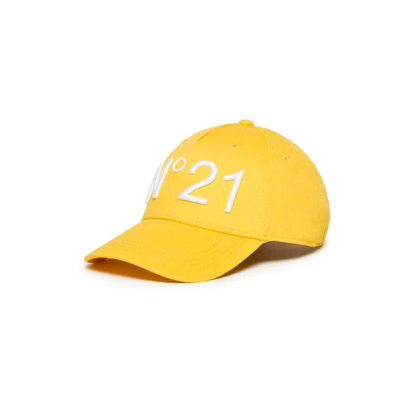 Unisex Yellow Logo-Print Baseball Cap