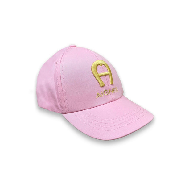 Girls Pink Embroidered Logo Cap