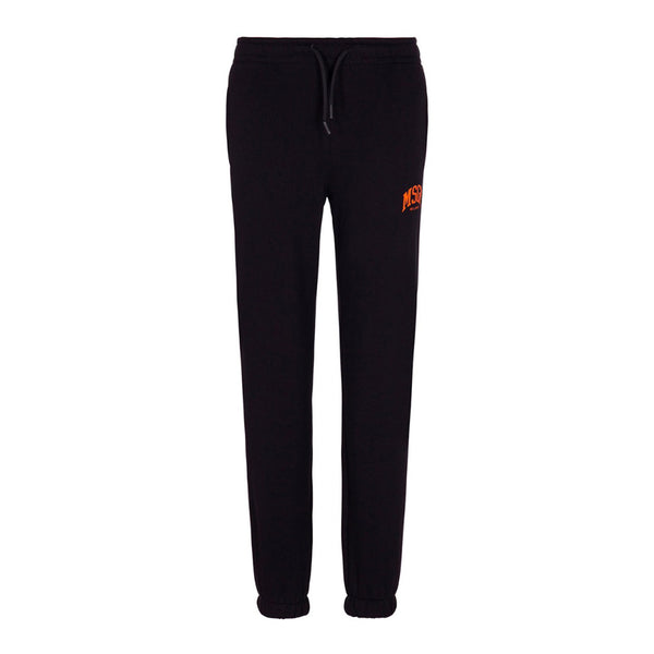 Boys Black Cotton Joggers