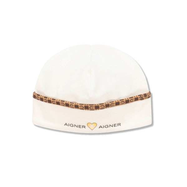 Baby Unisex Ivory Pima Cotton Layette Hat