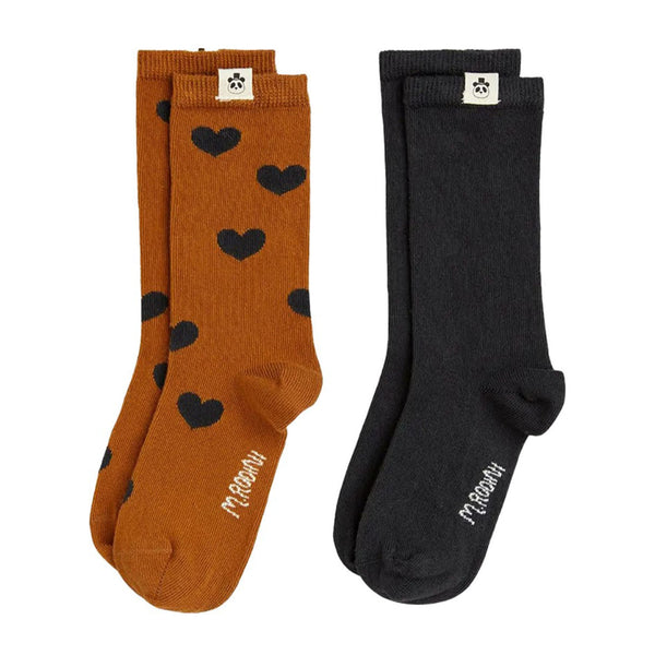 Baby Kids Hearts Printed Socks-2 pack