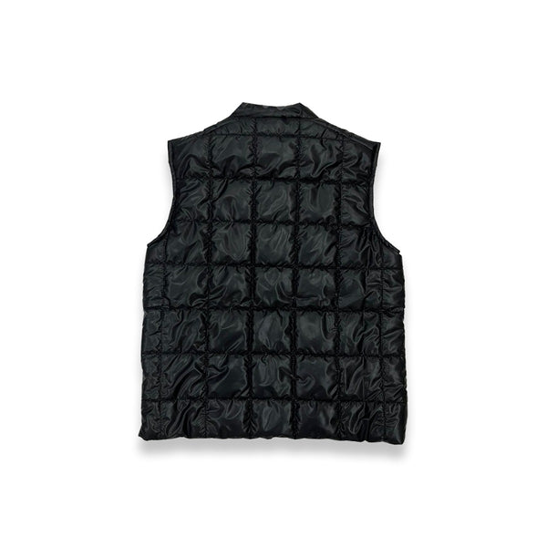 Boys Black Sleeveless Puffer Jacket