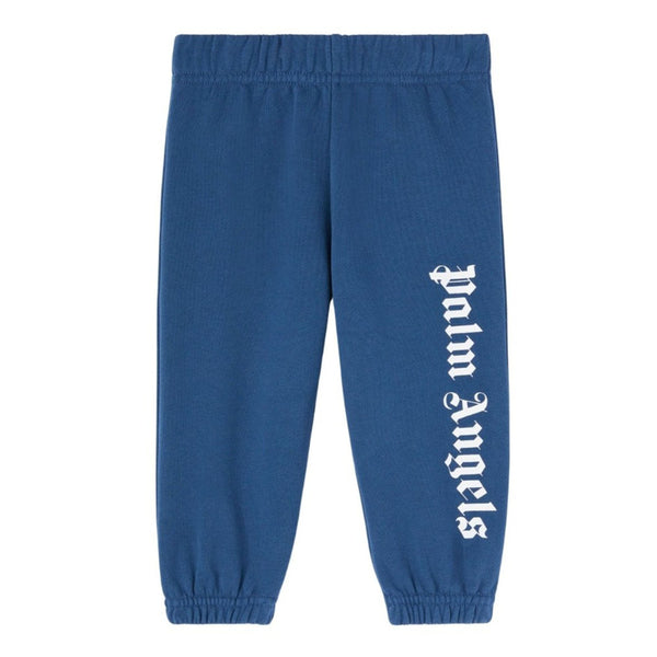 Baby Boys Navy Blue Over-Logo Jogger
