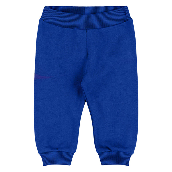 Unisex Baby Blue Coloured-Logo Joggers