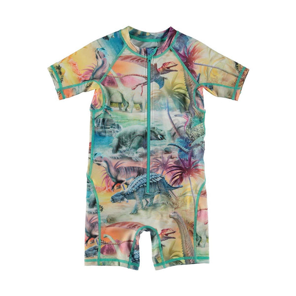 Baby Boys Dinosaurs-Print Swim Suits