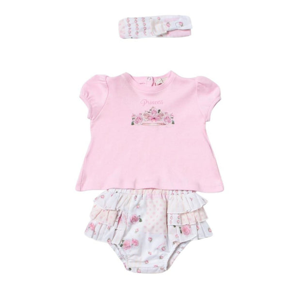 Baby Girls Pink T-Shirt Set