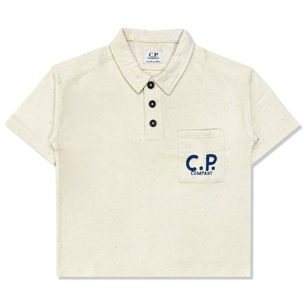 Boys Ivory Polo Logo-Print T-shirt